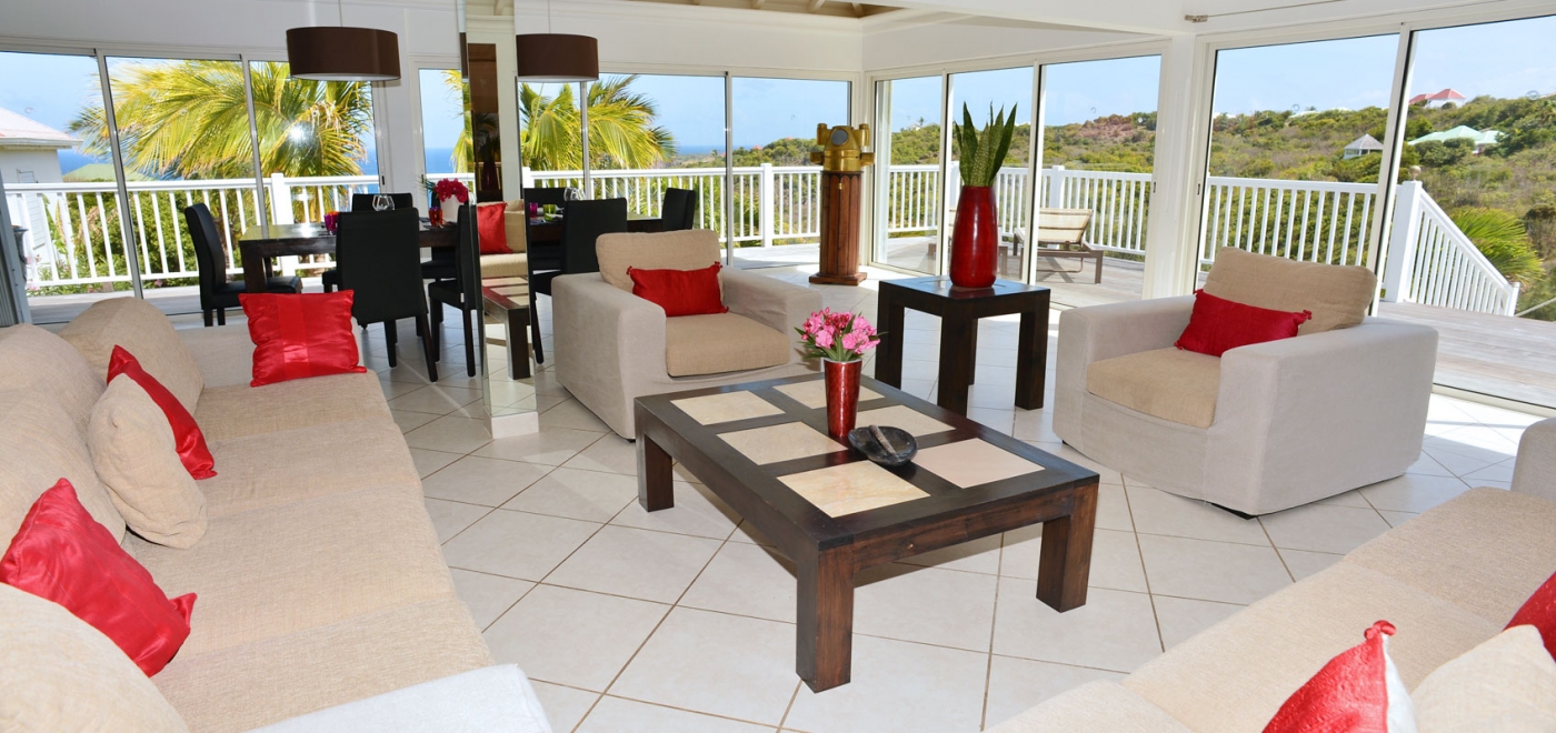 Villa Captain Cook Ocean View Located in Stunning Pointe Milou with