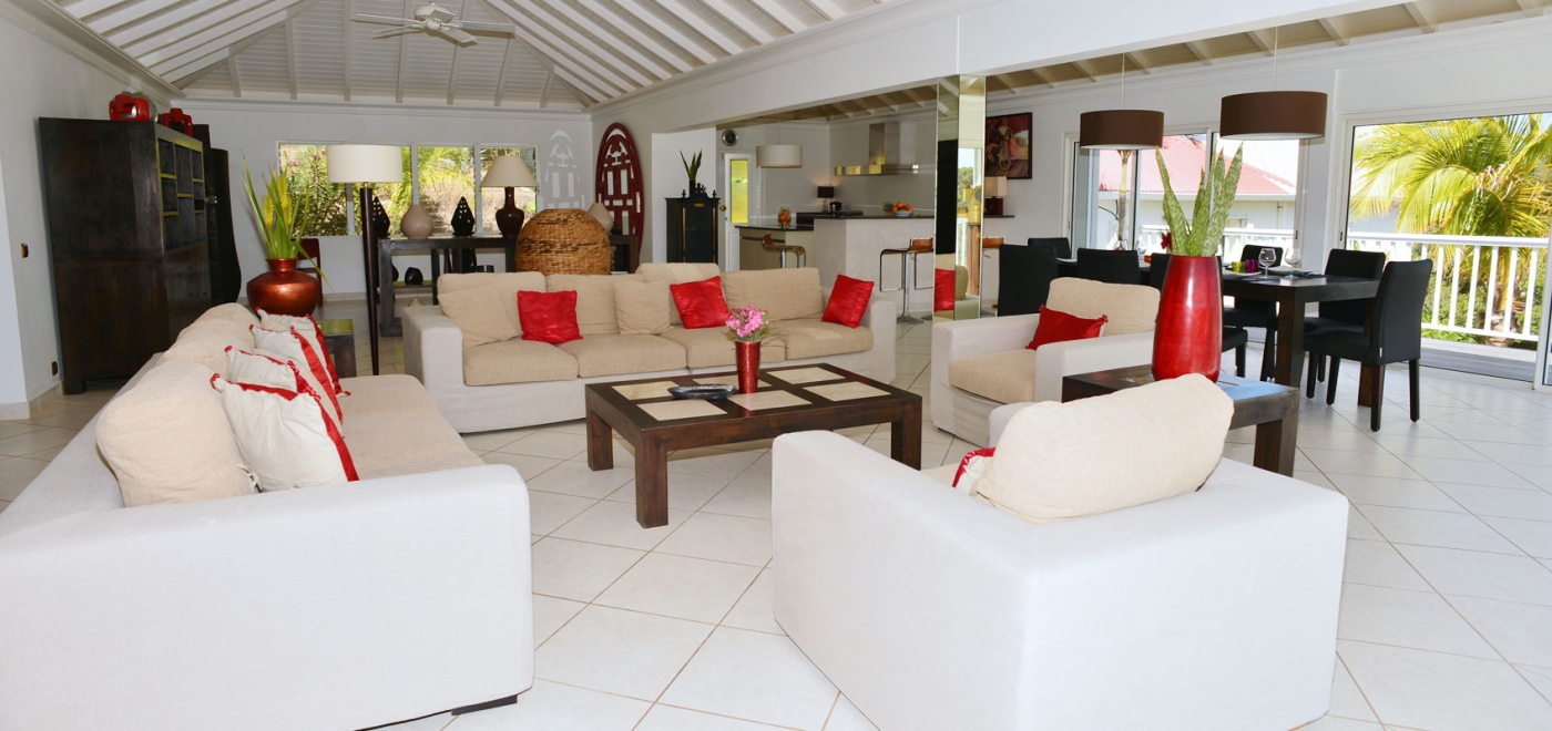 Villa Captain Cook Ocean View Located in Stunning Pointe Milou with