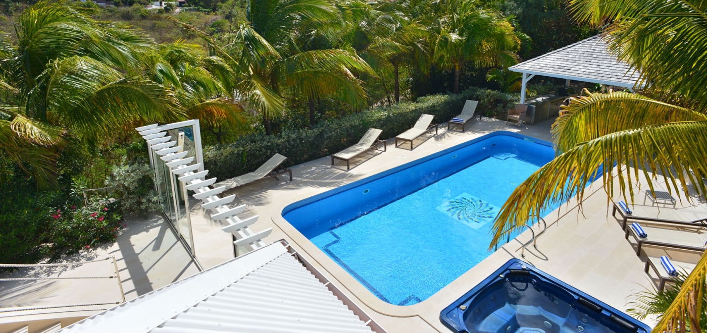 Villa Captain Cook Ocean View Located in Stunning Pointe Milou with