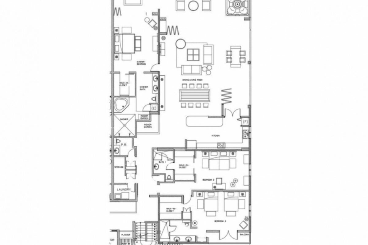 Condo Coral Cove Penthouse 15 